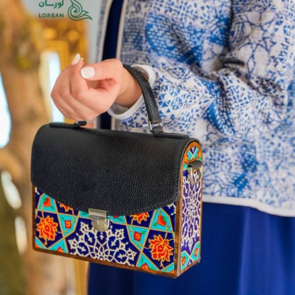 کیف چرم دوشی ثمین