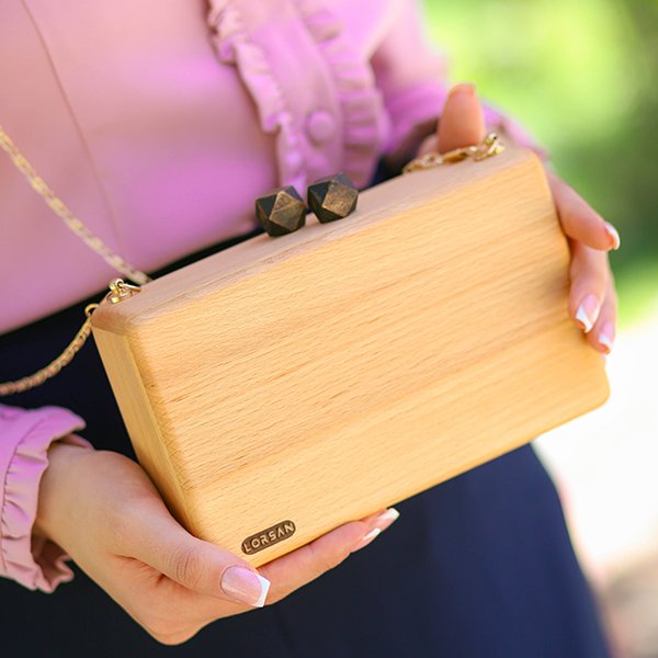 کیف چوبی مجلسی آسنا