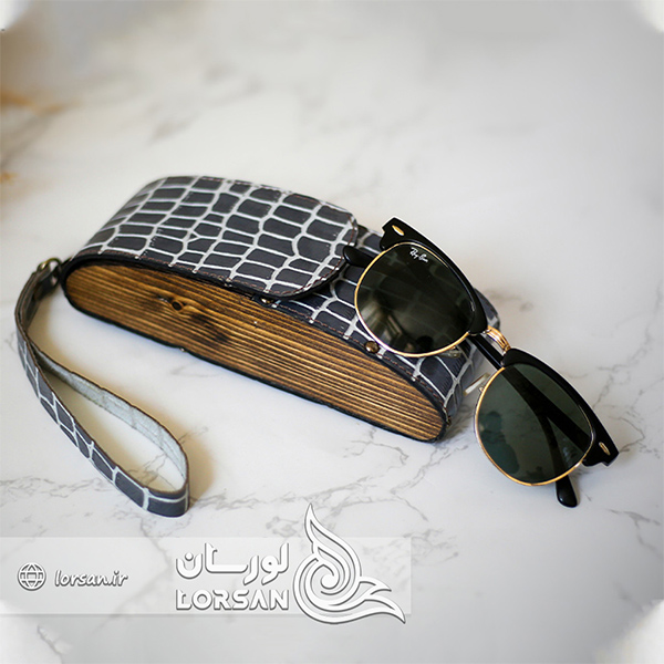 قاب عینک چرمی