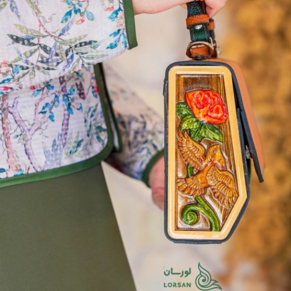کیف مجلسی مرغ آمین سبز - عسلی