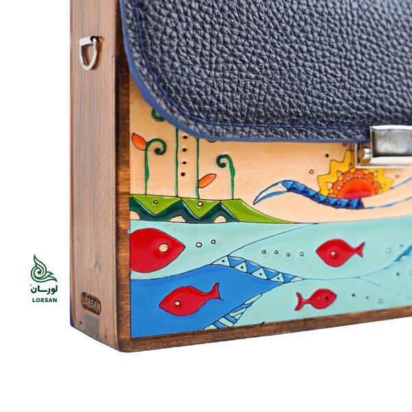 مینی بگ زنانه نازنین سرمه ای